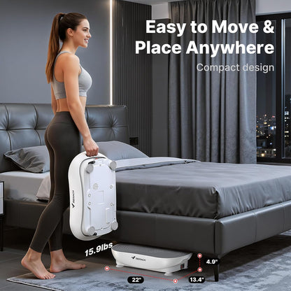 V33 Pro Vibration Plate Exercise Machine with Touchscreen, 99 Speeds