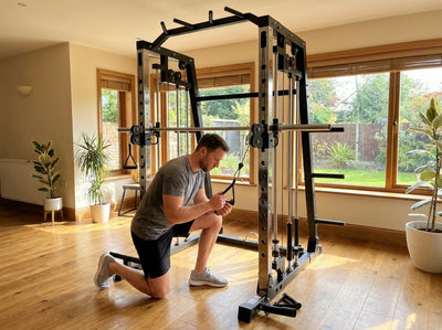 Why shop with us: Smith Machine Home Gym – 2200LBS Multi-Function Squat Rack with Smith Bar