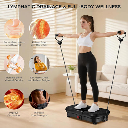 Vibration Plate Exercise Machine,120 Levels Vibrating Plate